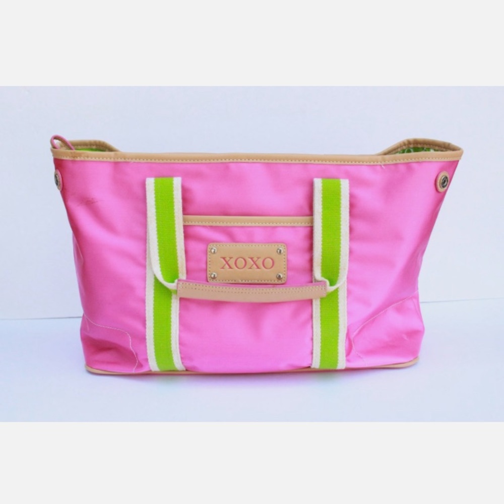 Vintage Y2K Bag, Vintage Bag Pink and Green Bag, Vintage Handbag 2000s Bag XOXO